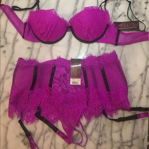 Bright purple set